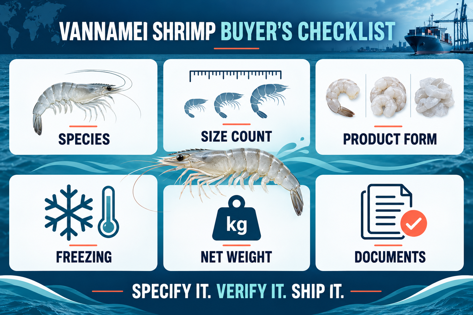 Vannamei Shrimp Buyer’s Checklist