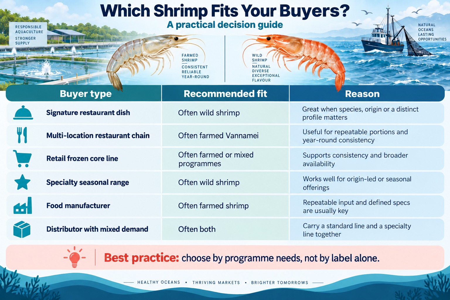 Which Shrimp Fits Your Buyers