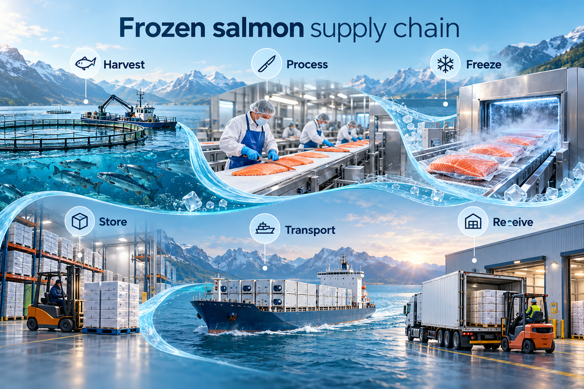 01-Frozen-salmon-supply-chain-from-harvest-and-processing-to-transport-and-receiving