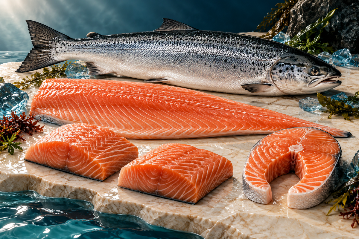 01-composite-illustration-of-whole-salmon-fillet-portions-and-bone-in-steak