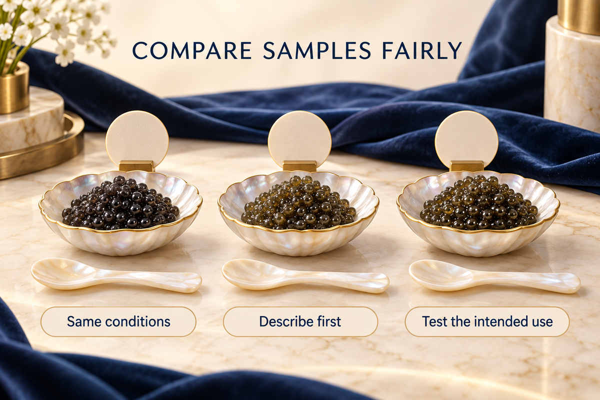 05-Caviar-samples-compared-under-the-same-conditions-for-intended-use